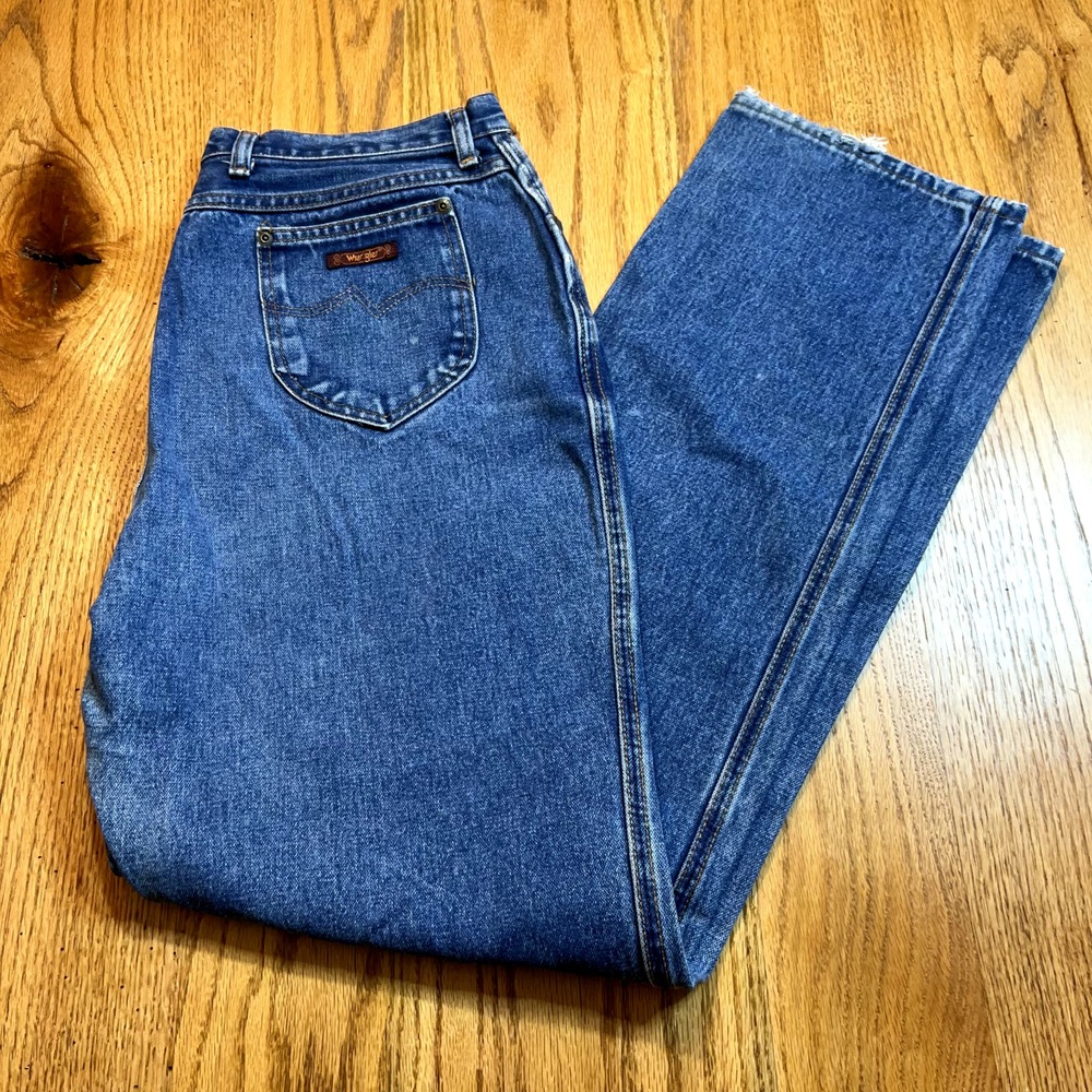 Vintage Wrangler Women's‎ Jeans Misses 20 34x34 High Rise Horse in Pocket USA
